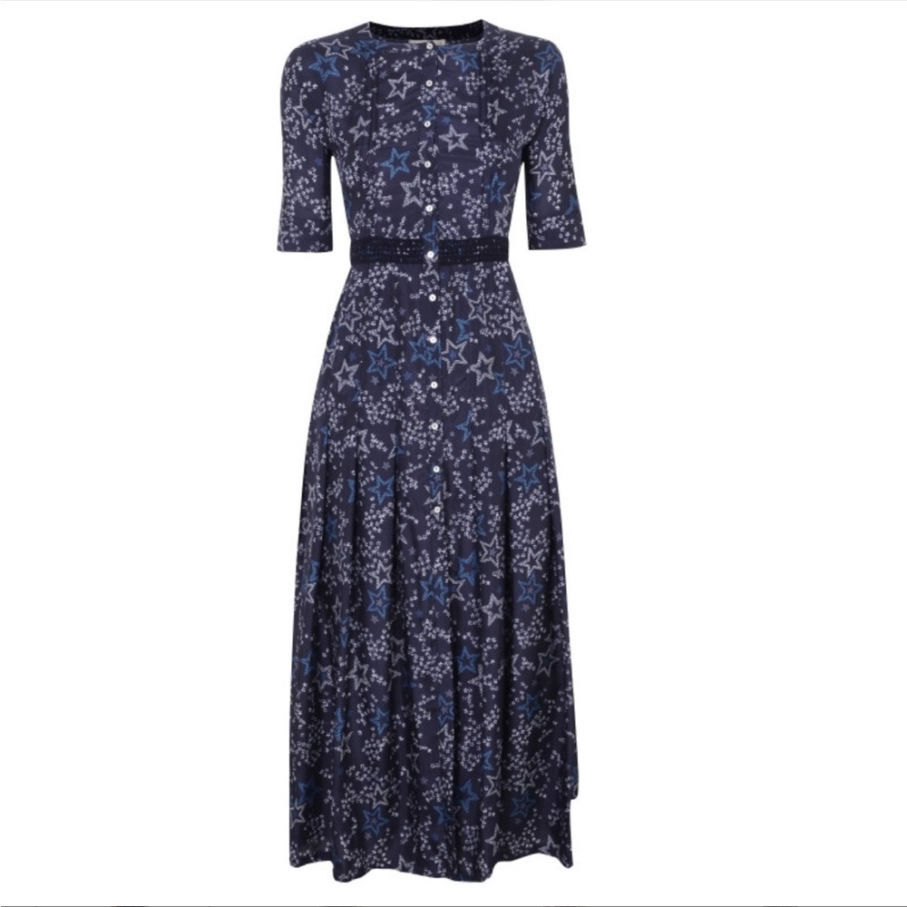 Paloma Blue Luna Star Print Dress M